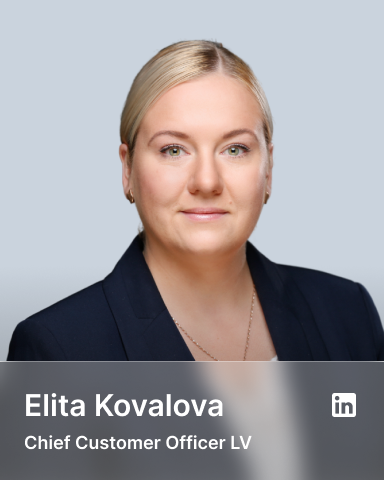 Elita Kovalova Chief Customer Officer LV