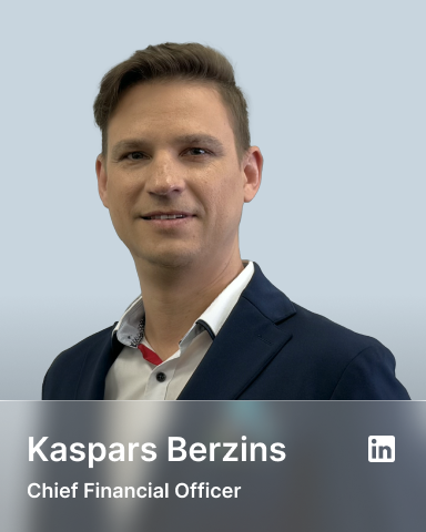 Kaspars Berzins Chief Financial Officer