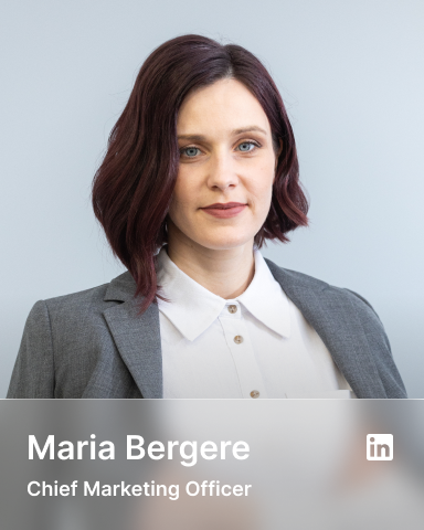 Marija Bergere Chief Marketing Officer