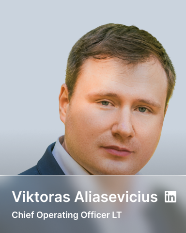 Viktoras Aliasevicius Chief Operating Officer LT