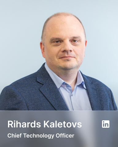 Rihards Kaletovs Chief Technology Officer